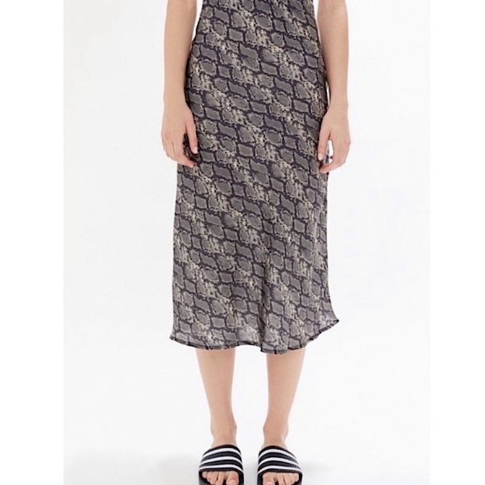 Urban Outfitters Snakeskin Midi Skirt
